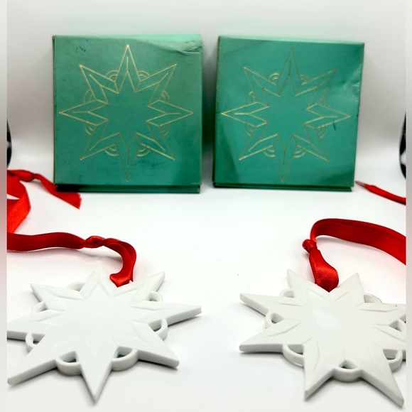 Bernardaud Limoges Porcelain Christmas Ornament Bundle – Set of 5 with Boxes - Picture 5 of 16